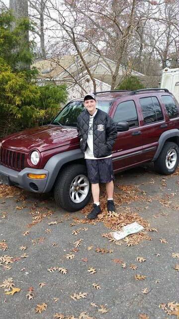Mason and his Jeep Liberty