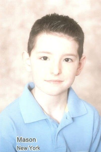 Growing up: Such a loveable kid.